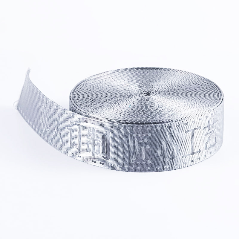 สายรัด Jacquard ไนลอนเลียนแบบ 4.2 ซม. สำหรับเครื่องประดับหมวกรองเท้าเครื่องแต่งกาย